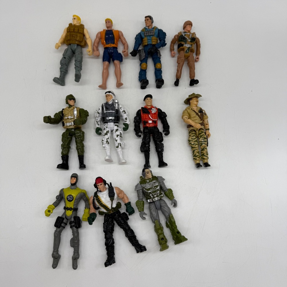 Unbranded Military Action Figures Lot Soldier Toy Set Amy Mixed